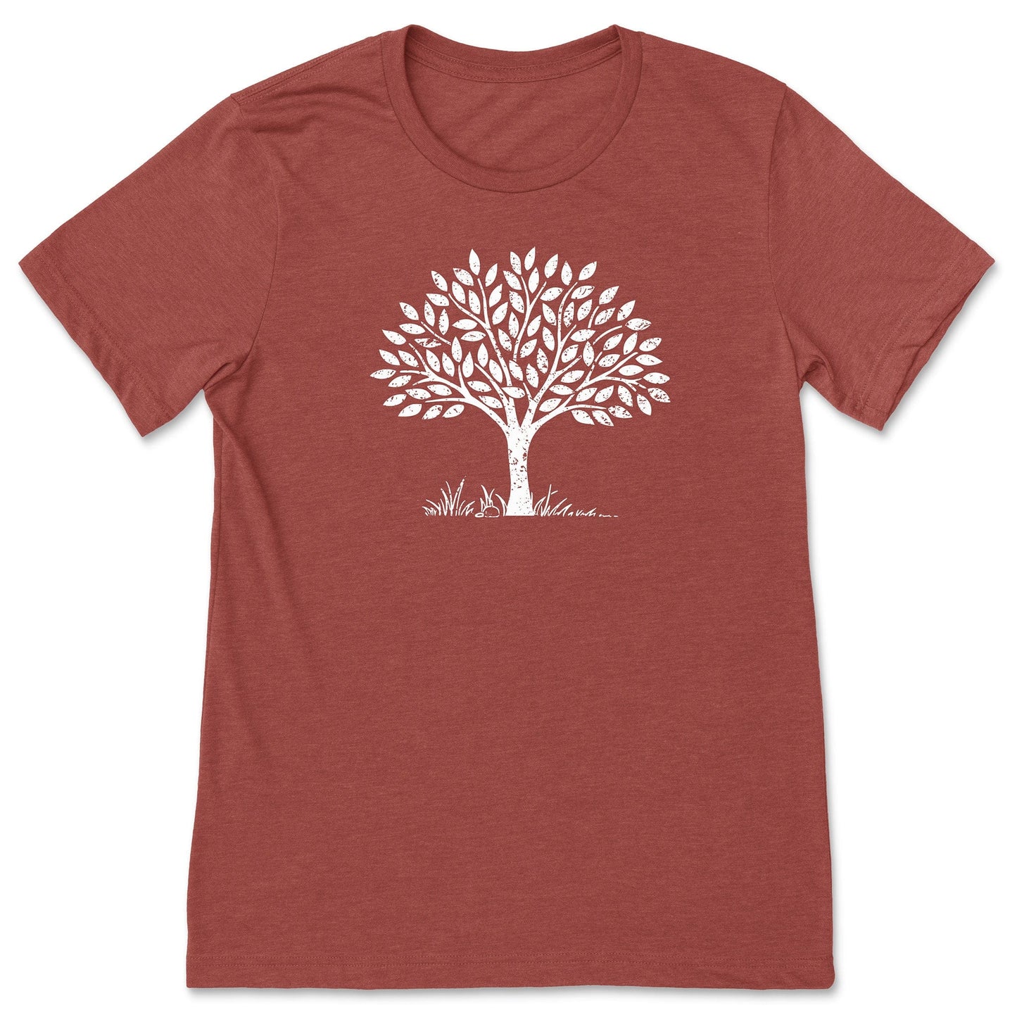 A soft and cute, clay-colored tree t-shirt for nature lovers.