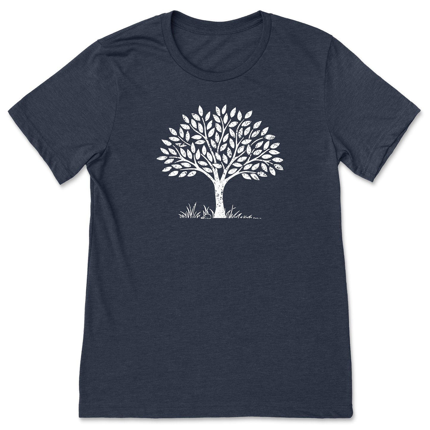 A soft and cute, navy tree t-shirt for nature lovers.