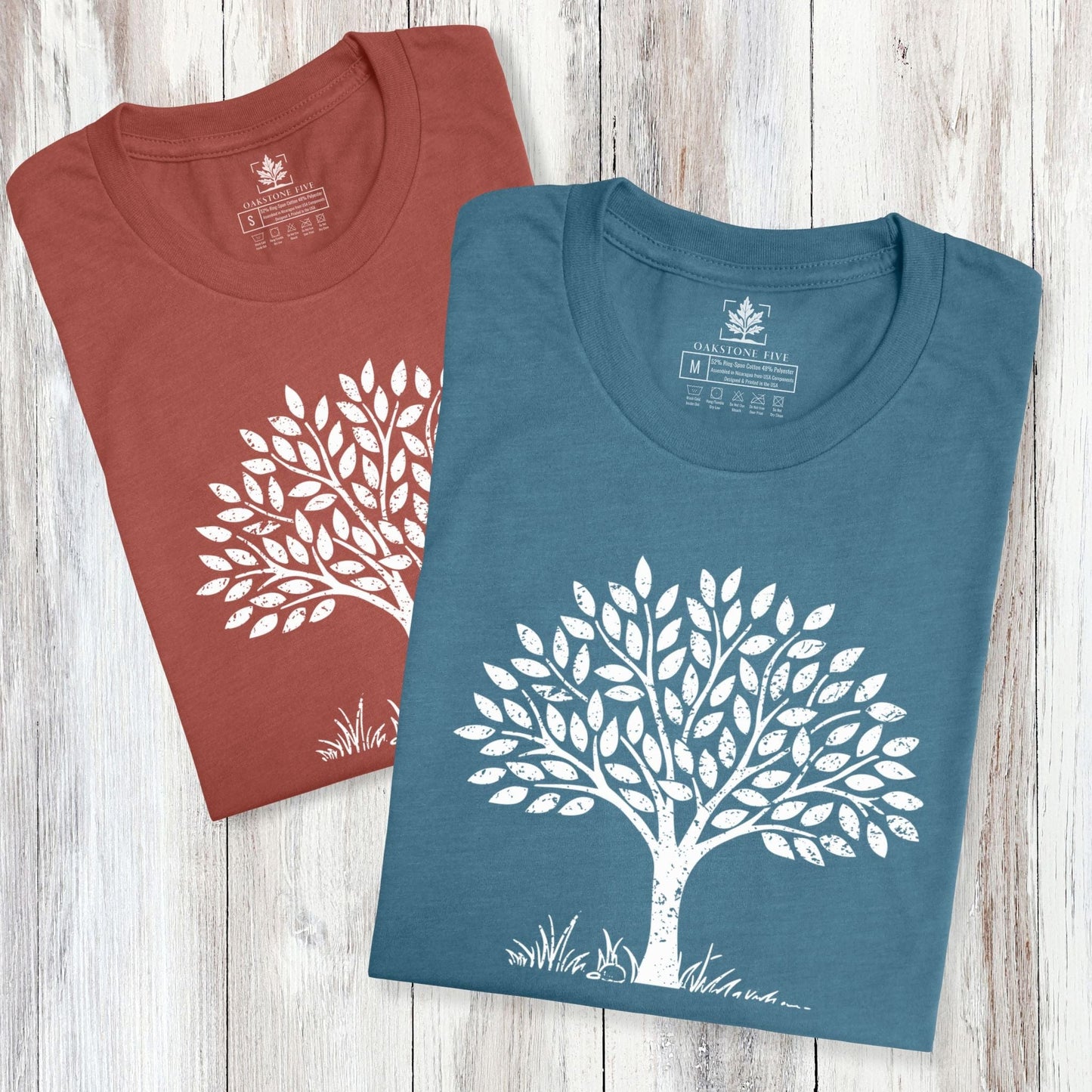 Soft and cute, nature tree t-shirts for outdoor lovers.