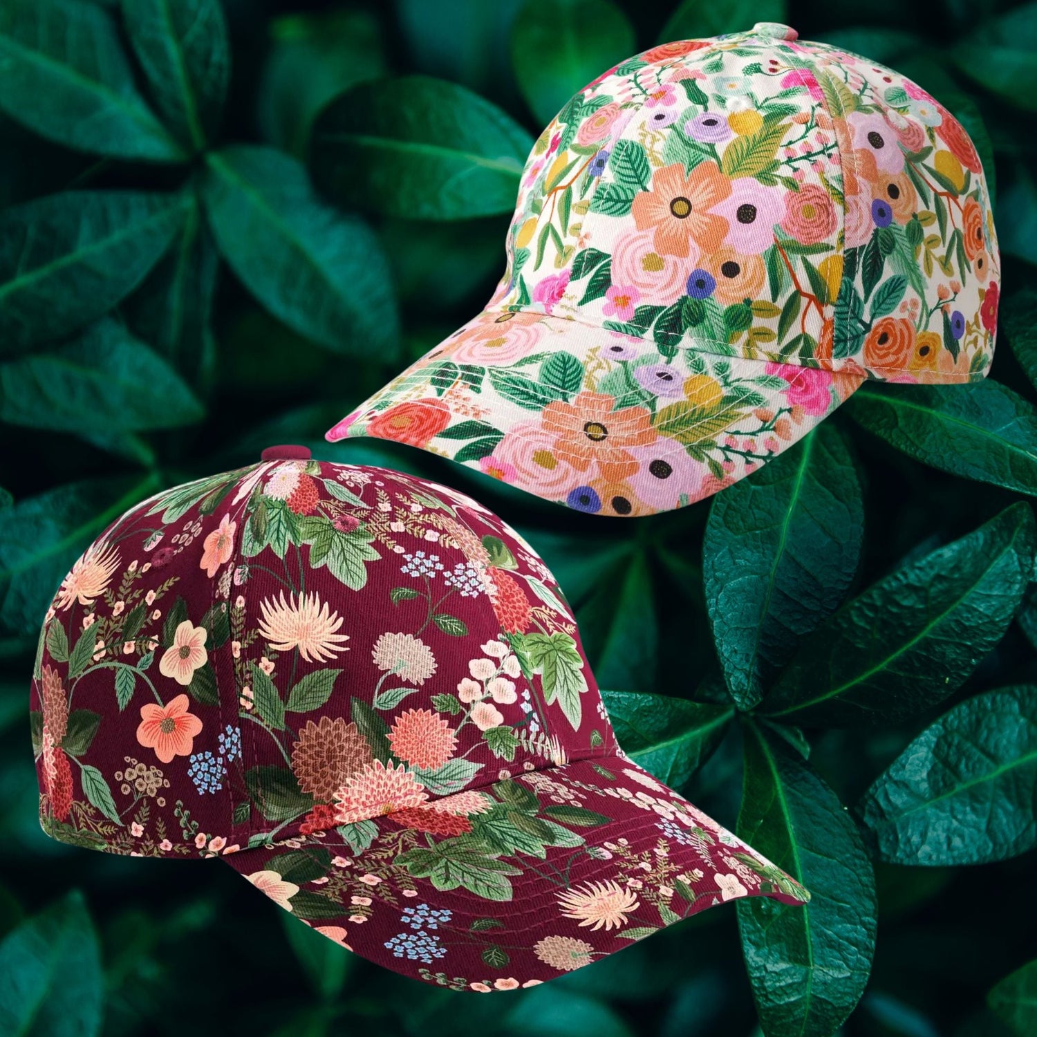 Premium Floral Baseball Caps for Women